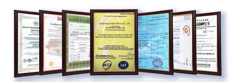 Certificate of grape seed extract powder